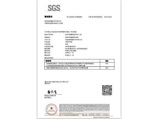 SGS報告